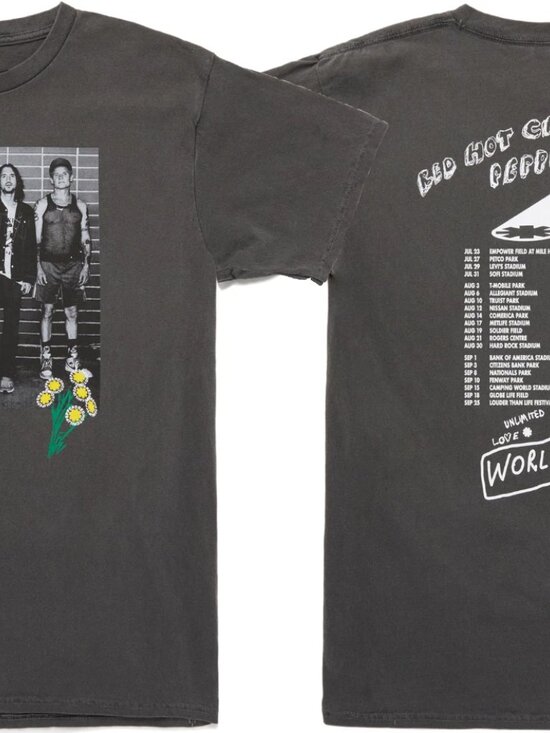 Joanne Tops - Band Tee Red Hot Chli Peppers T-Shirt Unlimited Love World Tour 2022-2023